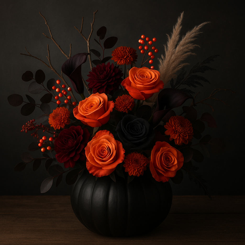 Halloween Floral Collections: When Beauty Blooms in the Shadows