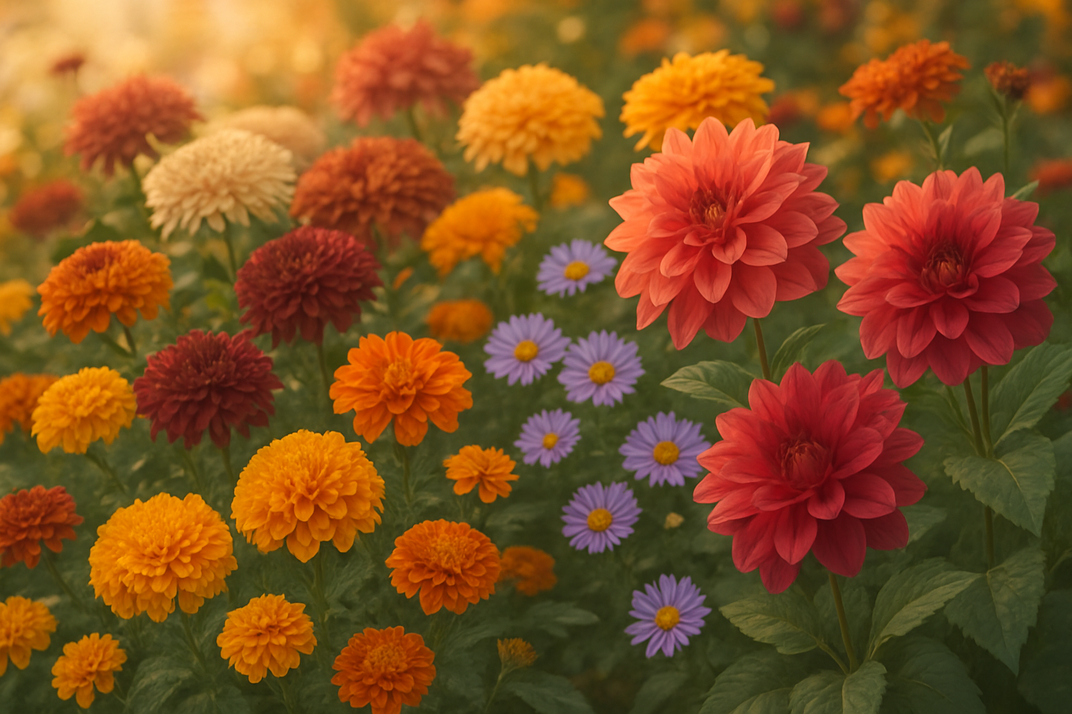 October Flowers: The Season of Flame and Calm