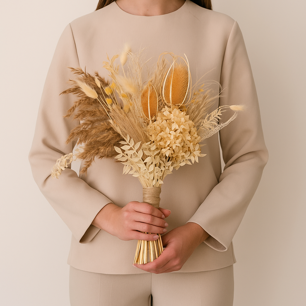 Natural Dried Elegance Bouquet (Bridal Bouquet)