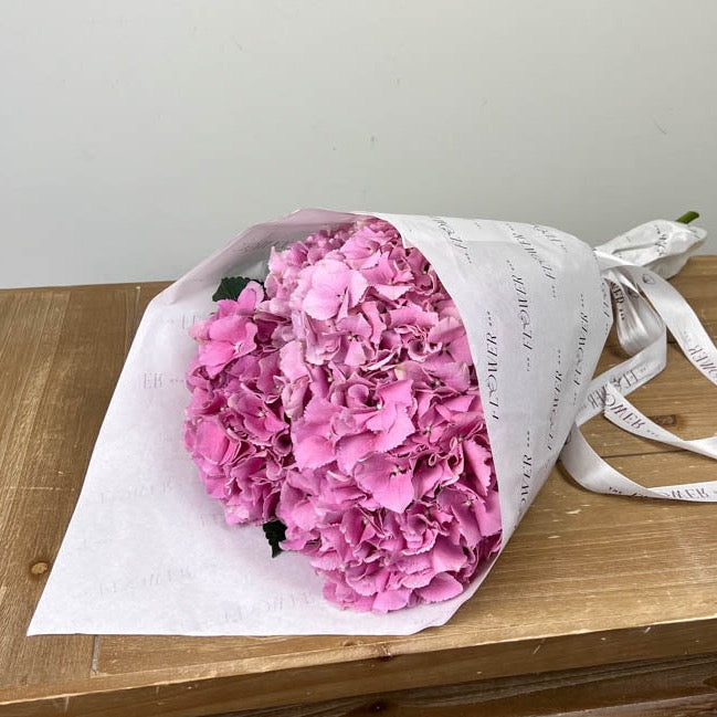 3 Pink Hydrangeas