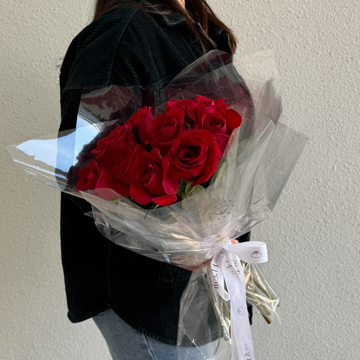 Монобукет из красных роз