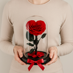 Forever Rose Red Heart