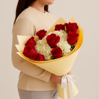 Hydrangea and Roses Bouquet