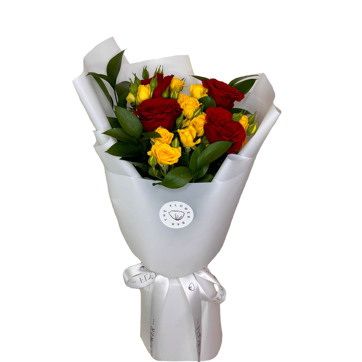 Red & Yellow Rose Bouquet