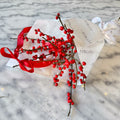 Three Stems of Red Ilex