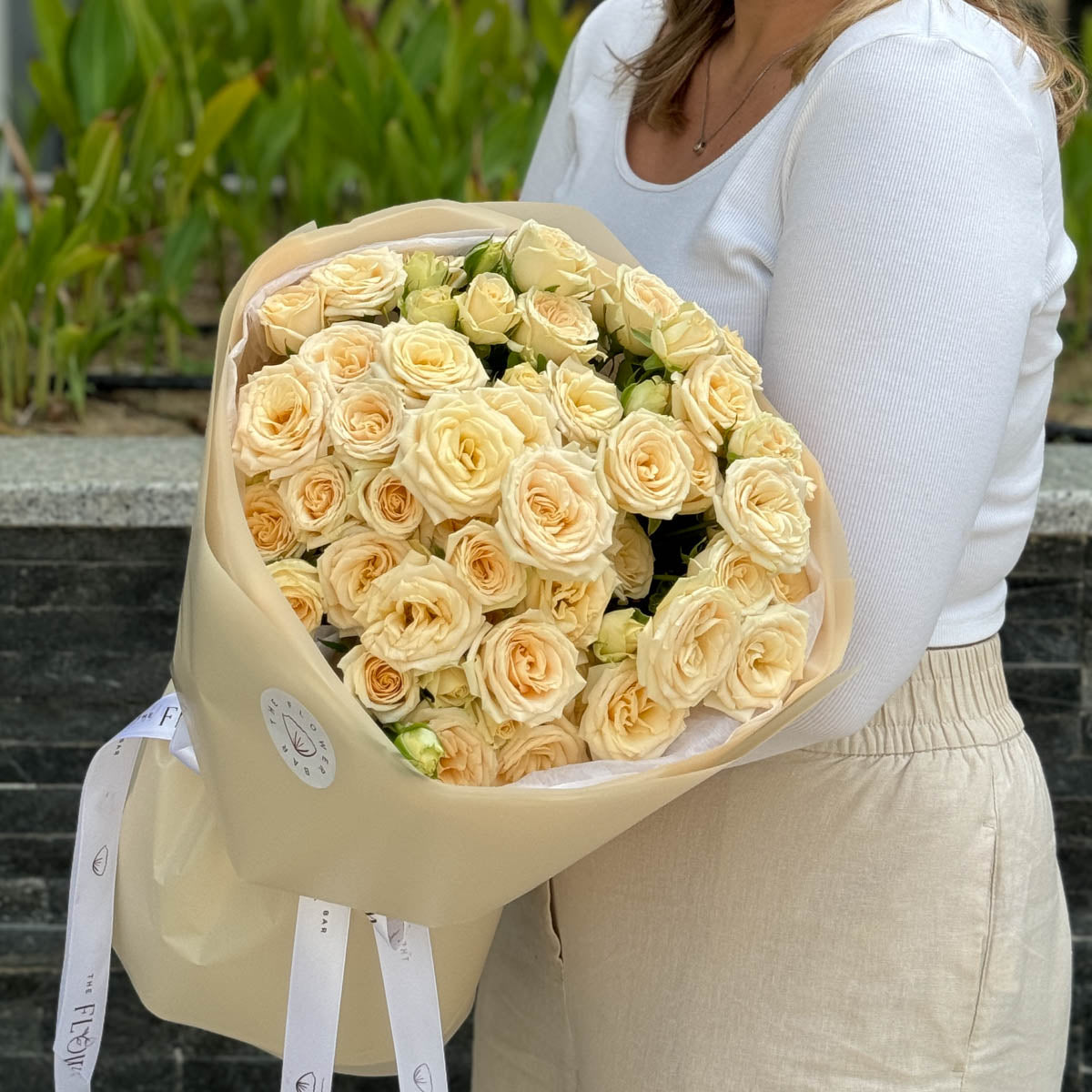 Beige Round Bouquet