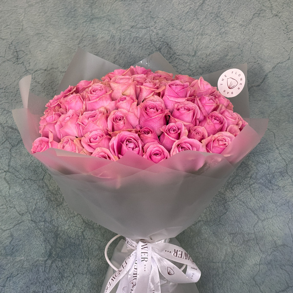 51 Pink Roses Bouquet