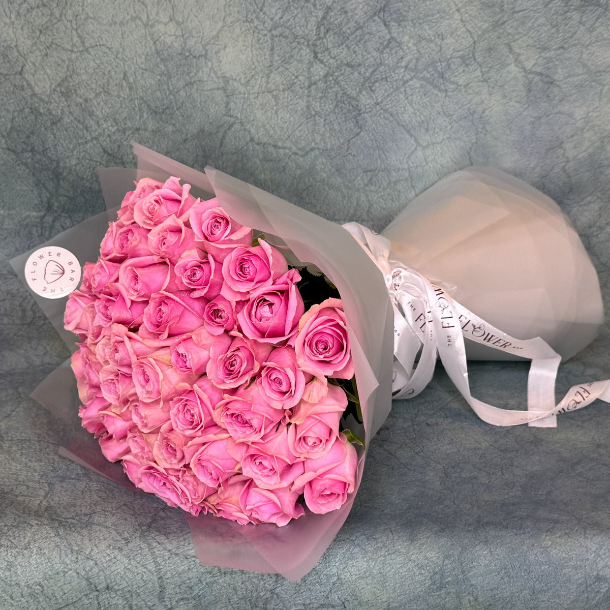 51 Pink Roses Bouquet