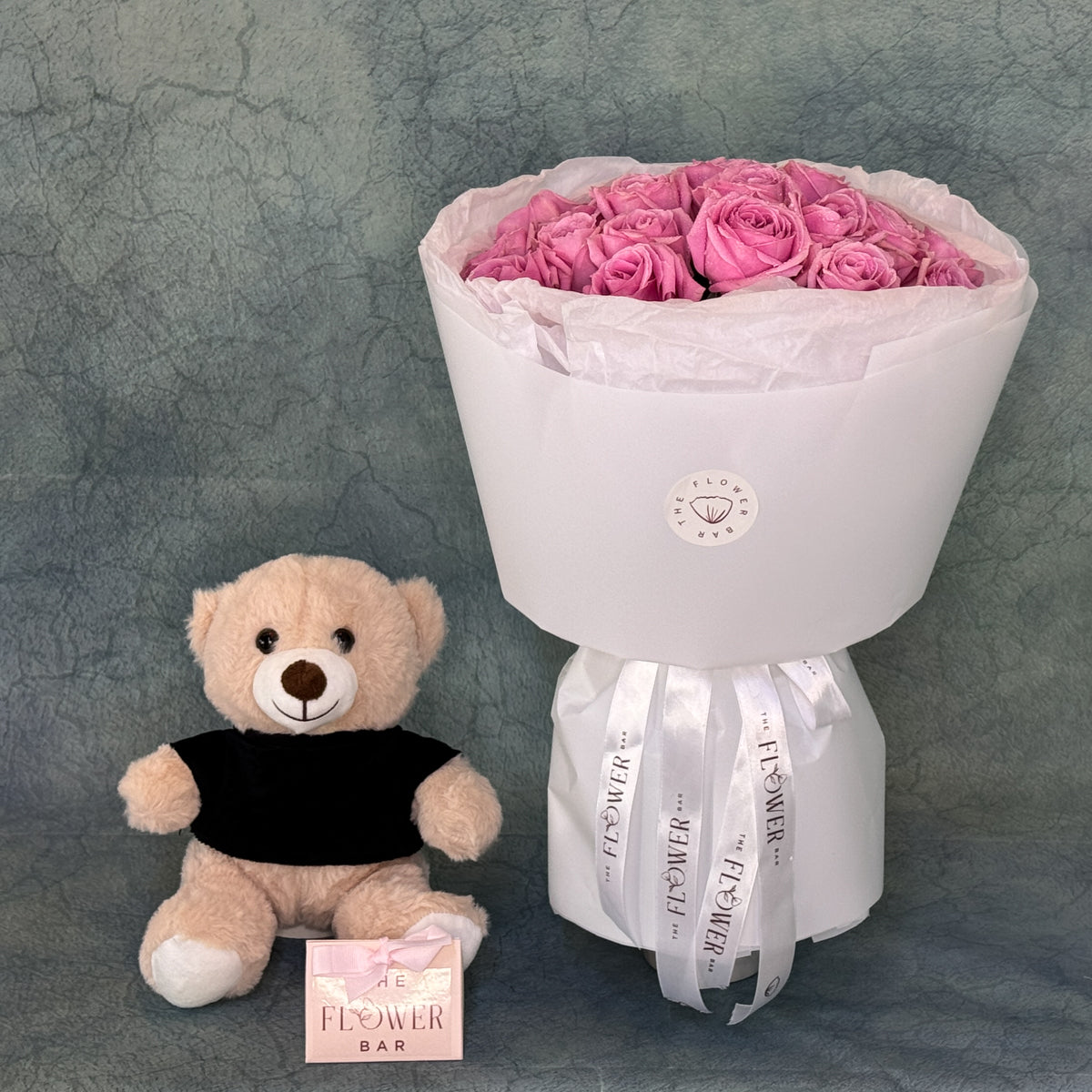 25 Pink Roses Bouquet