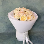 Round Bouquet 15 White Ohara