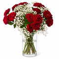 SPRAY ROSES & GYPSO