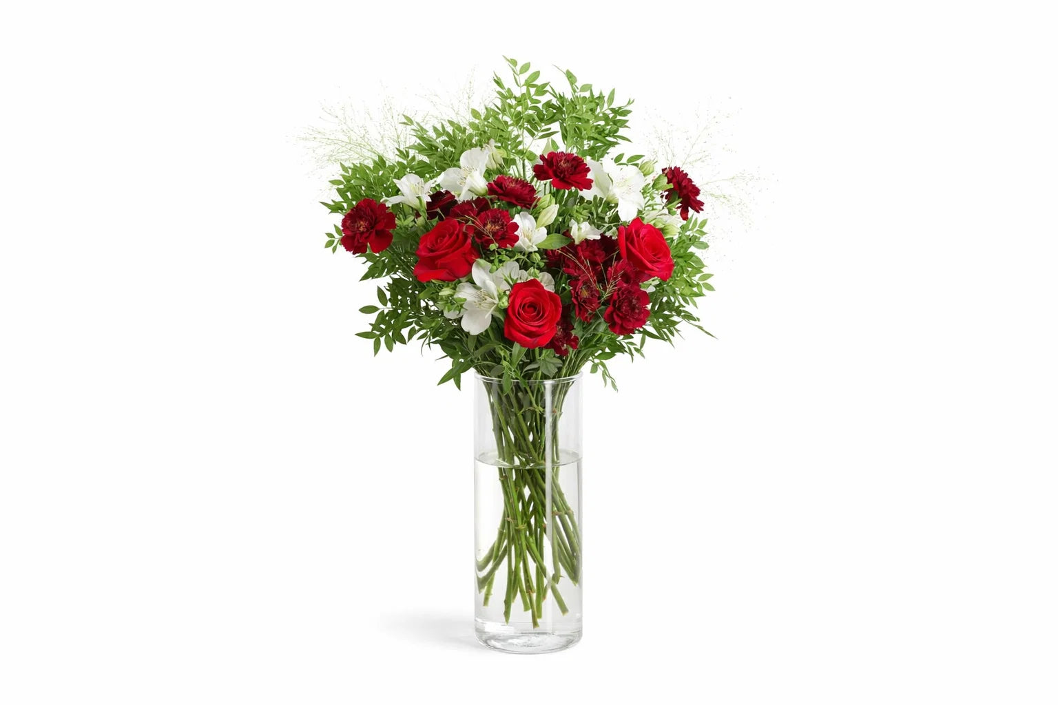 Roses and Alstroemeria